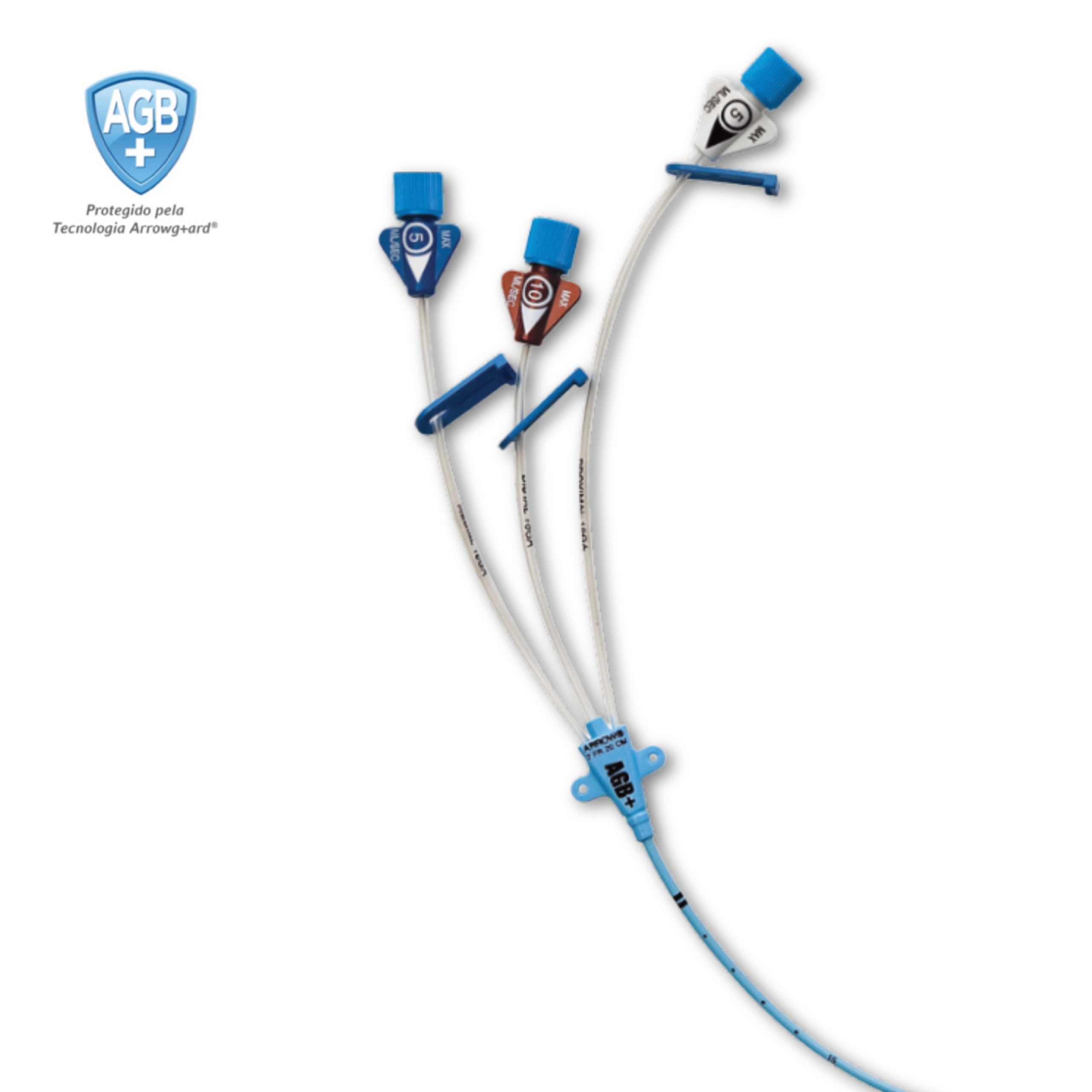 Arrowg+ard Blue Plus&reg; AGB Cateter Venoso Central CVC Impregnado